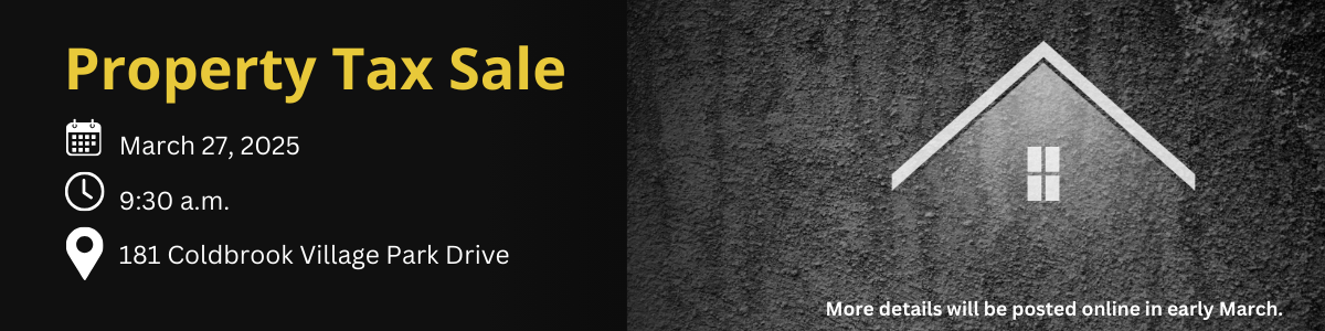 Upcoming Property Tax Sale - March 27, 2025